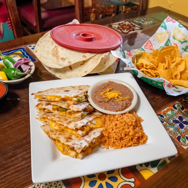 Quesadillas.